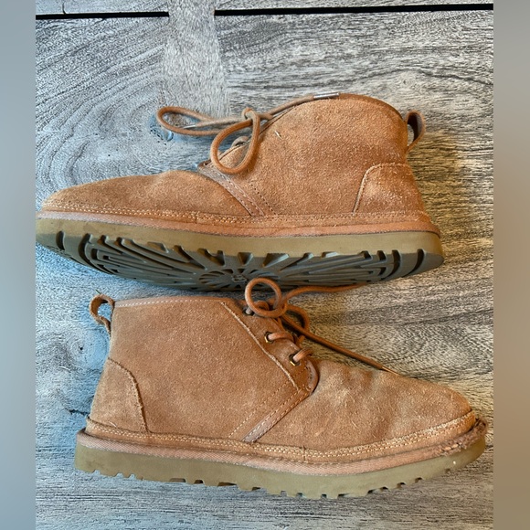 UGG Men’s Neumal Chukka Suede Lace Boots Size 10 - Picture 6 of 16